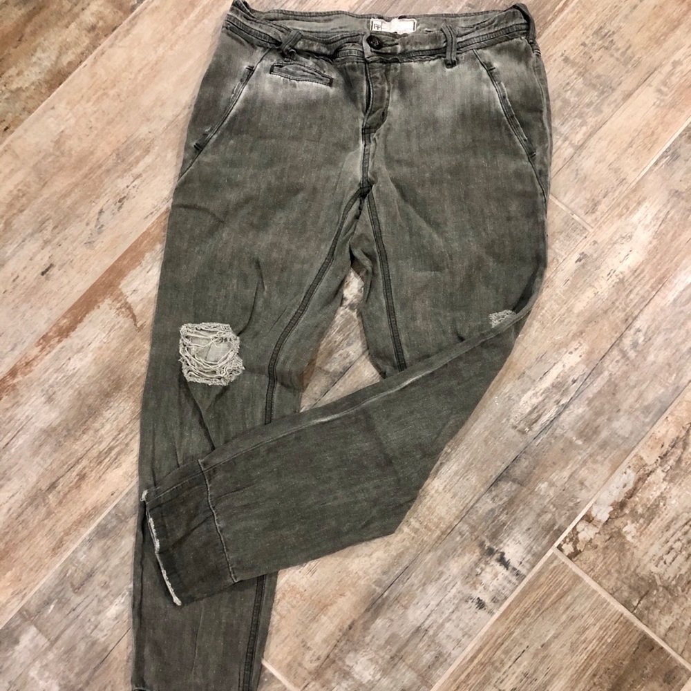Feee People Army Green Pants